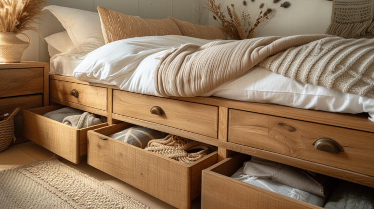 Bedroom Storage Solutions under the bed draws