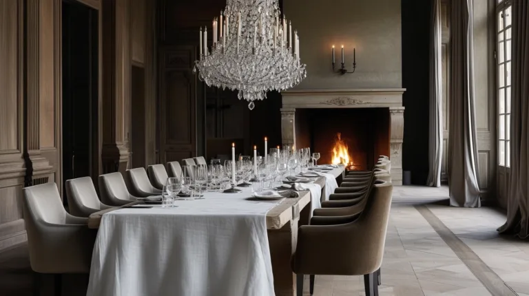 Dining room rustic luxury