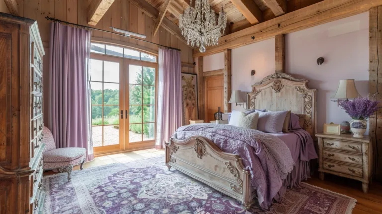 Bedroom Colour Palettes with lavender purple