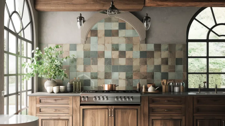 rustic country home kitchen backsplash luxury large space